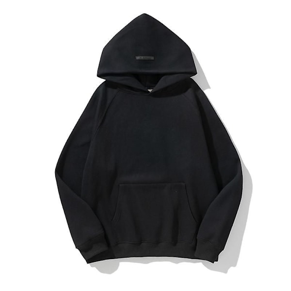 Fear Of God Letter High Street Lös Hoodtröja för Män Carbon Gray XL