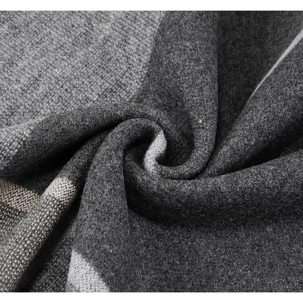 Herr Varm och Mysig Tartan Scarf Mode och Elegant Klassisk Rutig Scarf i Höst Vinter Check Scarf 14