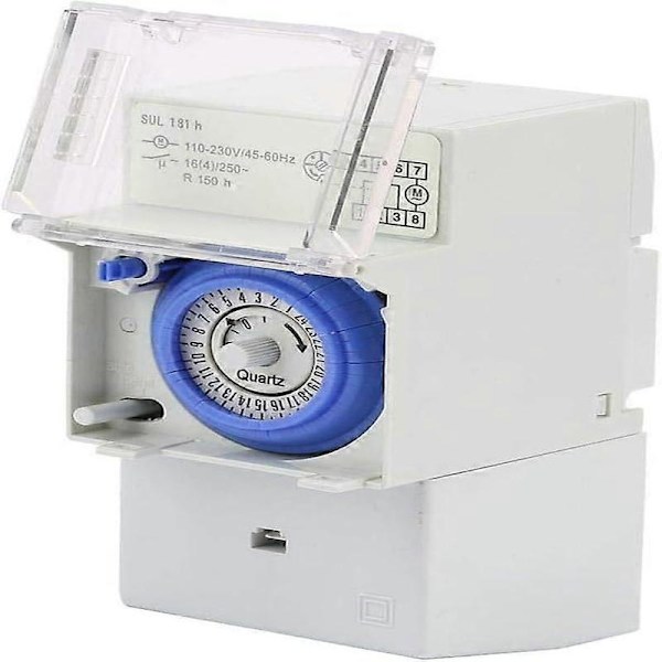 Timer, 24-timers tidsbryter, analog mekanisk timer