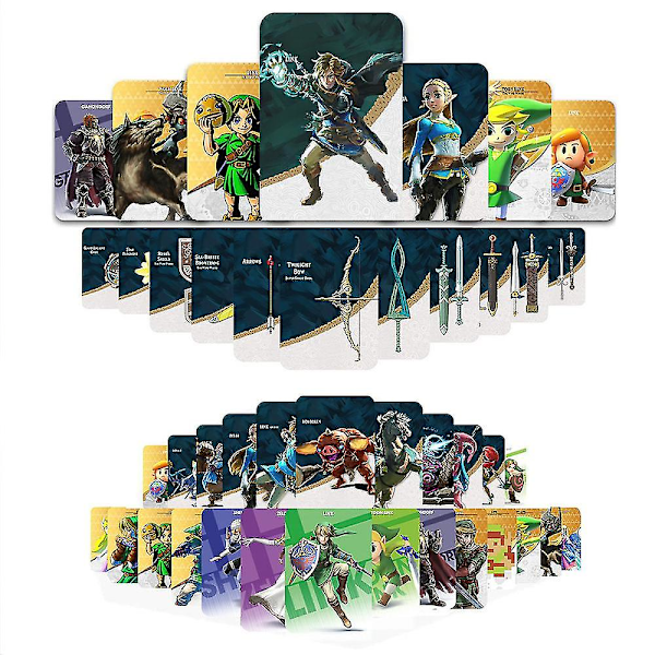 38 stk./sæt NFC Amiibo-kort til The Legend Of Zelda Breath Of The Wild Tears Of The Kingdom Linkage-kort