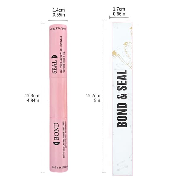 Lash Bond og Seal 10 ml individuelle vipper lim og forsegling Super stærkt hold vippeextensions og vippelimfjerner 5 ml pincet 2 set BOND