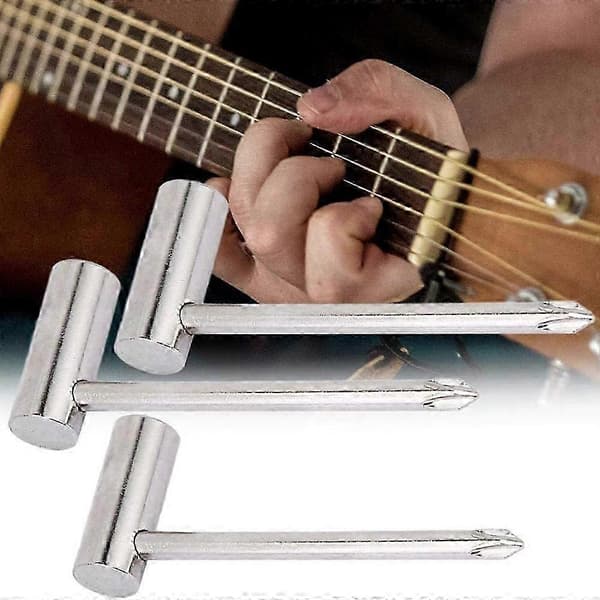 7MM Truss Rod-nøgle til justering og vedligeholdelse af guitarhals Silver