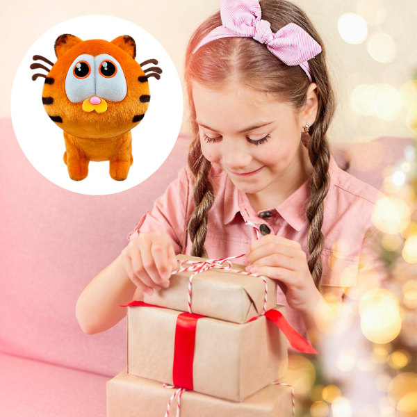 Söt Garfield Plyschleksak Fylld Kudde Mjuk Bekväm Cartoon Plyschleksak för Barn Födelsedag Julgåvor B
