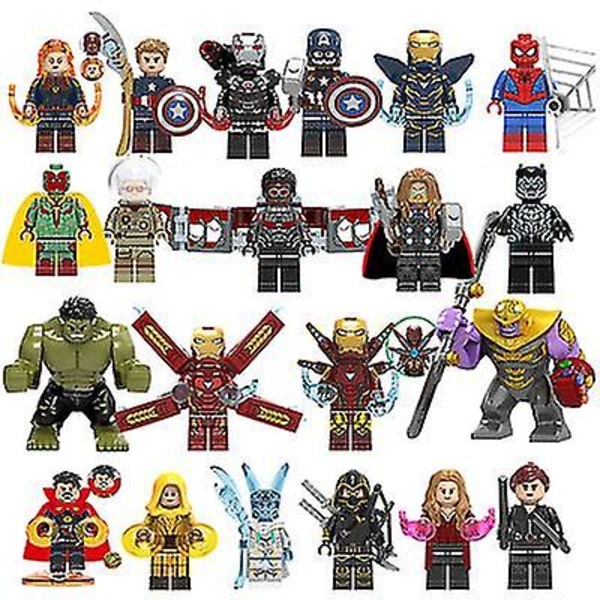 Avengers byggstenar Minifigur monterad leksak