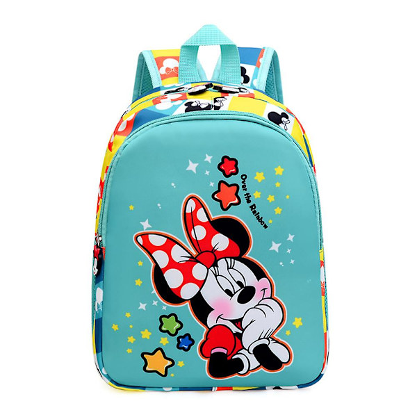 Minnie Mouse Mini Ryggsäck för Småbarn Flickor Skolväska Lätt Bokväska Presenter Green