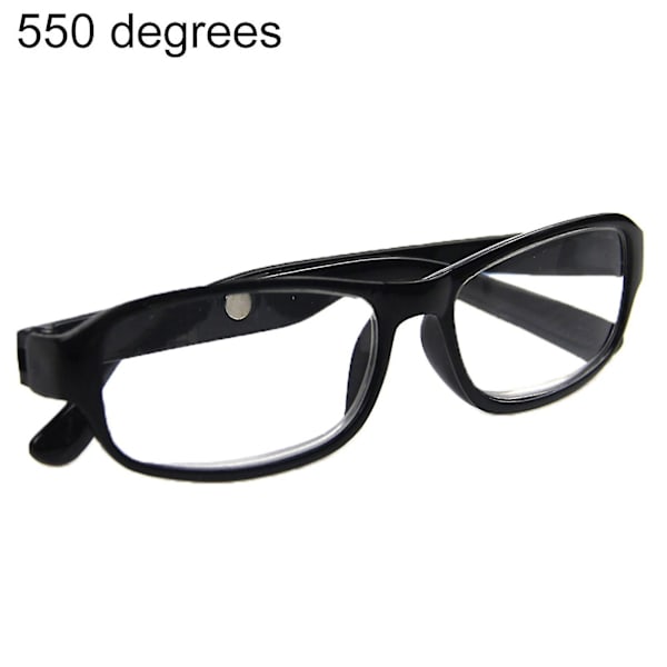 Läsglasögon +4,5 +5,0 +5,5 +6,0 Grader Optiska Linser Glasögon Glasögon Qinhai-hy Black Unisex
