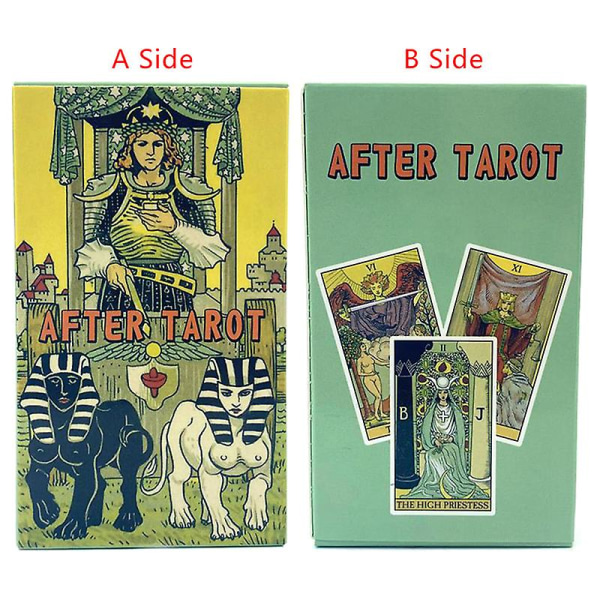 Efter Tarot Cards Deck Prophecy Fate Divination Deck Family Party Board Game Multicolor one size