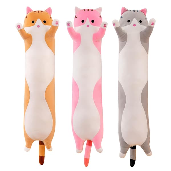 Plush Kattdocka Kudde Fylld Leksak Barnpresent