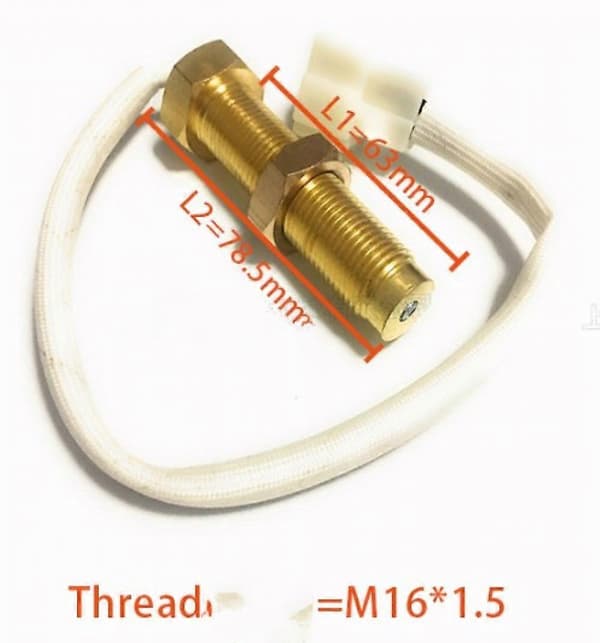 Universell 2-leder turtallssensor M16 (M16 x 1,5)