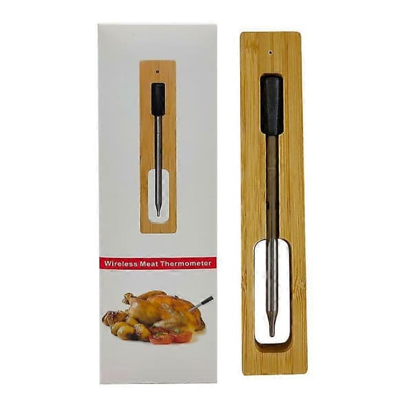 Trådlös Bluetooth Kötttermometer med Smart APP, Vattentät Enkel Sond Matlagningstermometer för Ugn, BBQ & Grillning