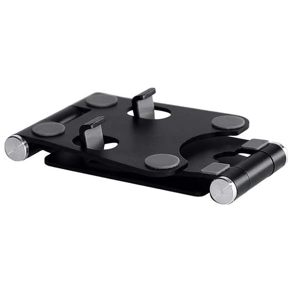 Mobile Stand | Table Holder for Smartphone and Tablet Metal Black black