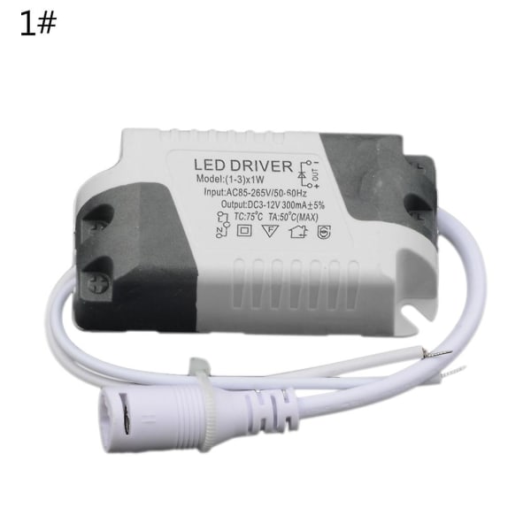 4-7/8-12/12-18/18-25w Led Driver Strømforsyning Adapter Lystransformator 18-24W