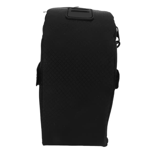 Bicycle Saddle Bag Black Oxford Cloth Material Easy Disassembly Zipper Design Low Wind Resistance Under Seat Bag