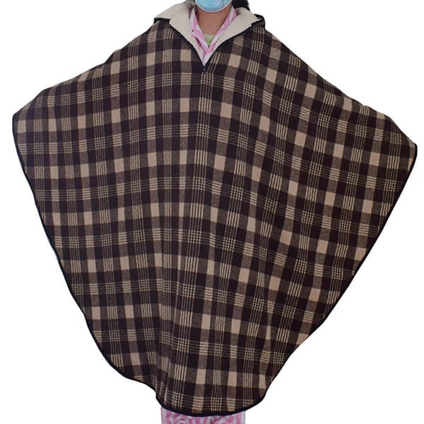 Rullestolponcho Varm Glidelåsdesign Teppevarmere
