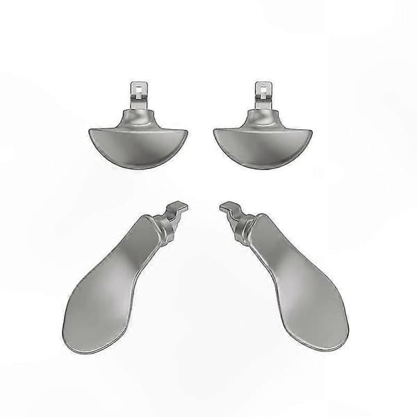 4-pak bagside paddle forlængerknapper til PS5 Edge Controller reservedele Silver