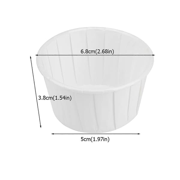 100 st Mini Cupcakeformar för Bakning, Pappersmuffinsformar