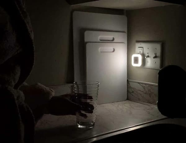 6-pack LED-nattlampa med skymningssensor för trappor White