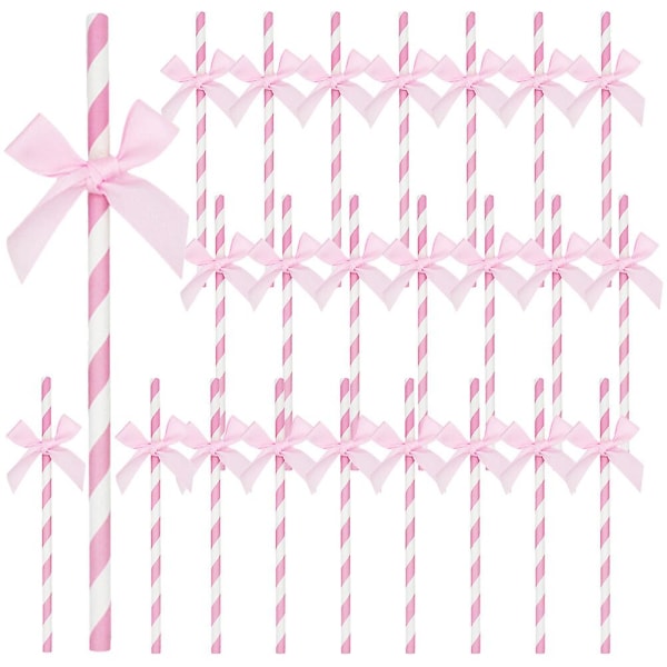 60 kpl Paperipillit Jouset Pillit Luovat syntymäpäiväkakkukoristeet Festivaalin juhlatarvikkeet Pink 20.00X0.50X0.50CM