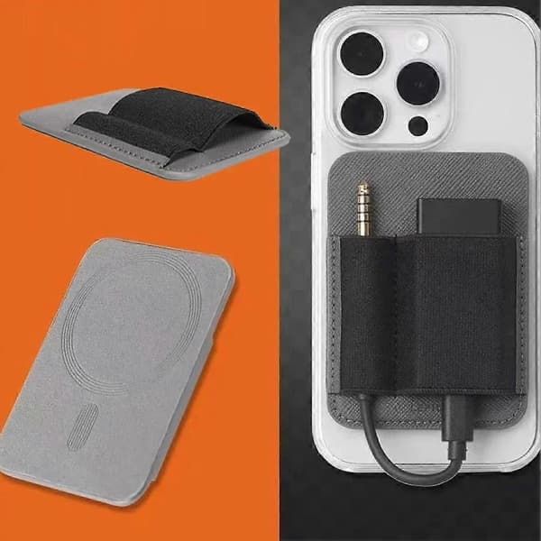 Til magnetisk mobiltelefon lille haledekoder opbevaringsdæksel magnetisk lille haledekoder beskyttende Co Blå