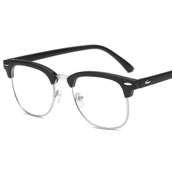 -1 -1,5 -2 -2,5 -3 -3,5 -4 -4,5 -5 -5,5 -6 Myopi Minne Glasögon Halv bright black silver Myopia -3.0