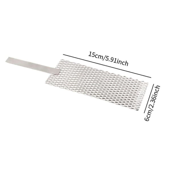Platineret Titaniumnet Titanium Anode Smykkeplating Værktøjsgitter til 6cmx15cm With handle