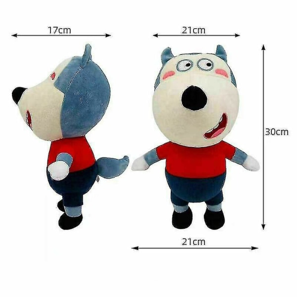 30cm Wolfoo+lucy Animation Plysch Fylld Leksak Plyschdocka Barn Cartoon Docka Present_tmall