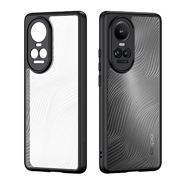 Stødsikkert telefoncover til Oppo Reno 10/10 Pro (6,70 tommer), Reno 10 Pro Plus (6,74 tommer), sort Black Reno 10-Reno 10 Pro