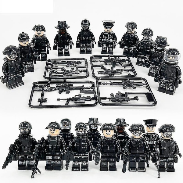 Military Series Assembled Villain 36 Minifigures And Jeep