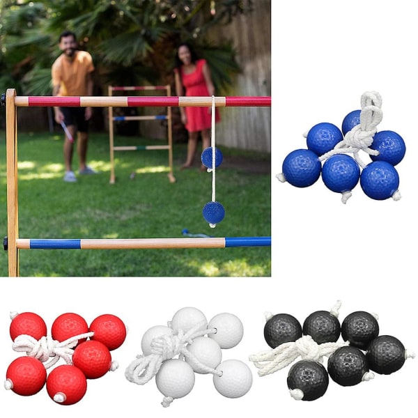 Ladder Ball Spel Set Golf Kast Spel Bakgård Leksaker Bakgård Spel Gräsmatta Spel Blue