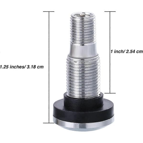 416-S 1\" Utvendig Montering Metall Ventilspindel (4-pakning)