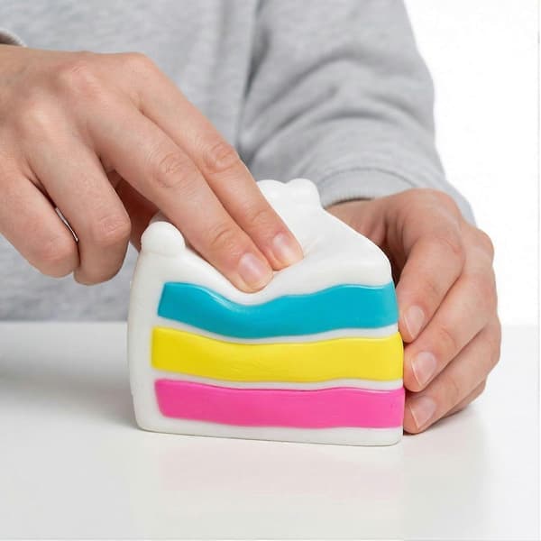 Fargerik Sensorisk Klemme-kube - Stresslindrende Fidget-leke for Barn og Voksne 3pcs