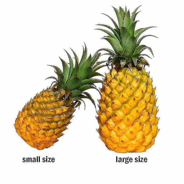 Realistiska konstgjorda frukter Falsk ananas för display Hög