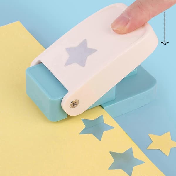 Fanehull Løsblad Separator Etiketthull Tungt Gavepapir Hulling Star