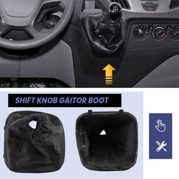Gear Gaiter Gear Shift Knob Gear Gaiter Boot Cover til TRANSIT MK7