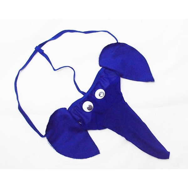 Herr Novelty Elefant G-string Trosor Stringkalsonger Underkläder Lingerie Flerfärgad Valfri blue