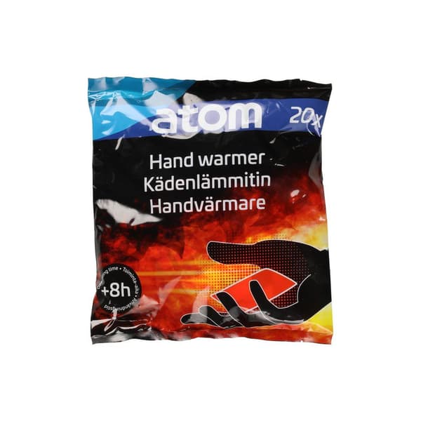 Atom Hand Warmers 20-pack with Long-lasting Heat
