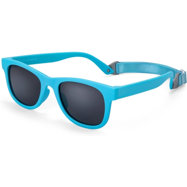 Polariserte barnesolbriller Anti UV400 Baby solbriller Fleksibel gummibrille Unisex Sportsbriller for 2-7 år gamle jenter og gutter