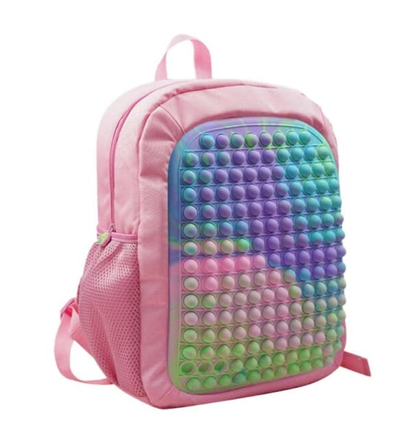 Mini Pop It Rygsæk Til Børn Pink
