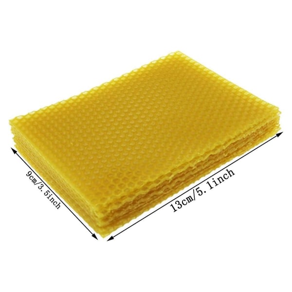 Bivoks Plader Naturlige Bivoks Plader Bivoks Honeycomb Plader Voks til Biavl Udstyr (13,3 X 9cm) 10STK As Shown