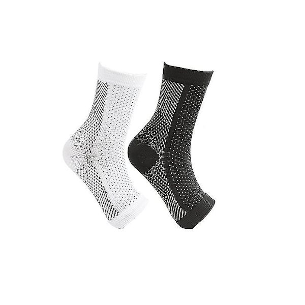 2 par Neuropati kompressionsstrumpor Ankel Arch Support Skydda strumpor -ys L XL