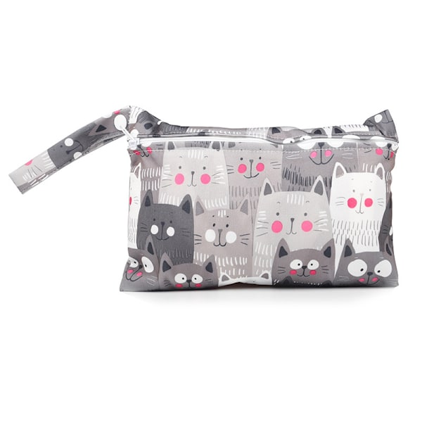 Baby Toiletry Bags Mommy Diaper Organizer Waterproof Reusable Wet Dry Bags TD1107-14