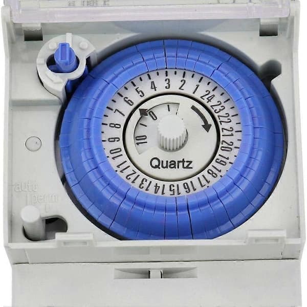 Timer, 24 timers tidsomskifter, analog mekanisk timer
