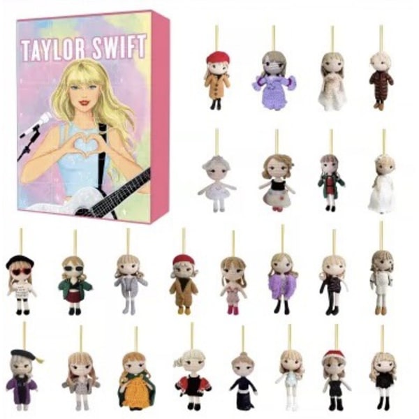 Taylor Swift blind box Christmas countdown 24 holiday gifts decoration pendants surprise gifts