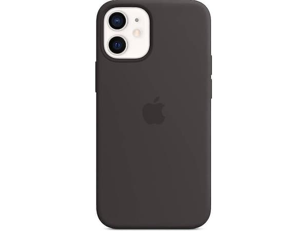 Silikonikuori MagSafella iPhone 12 Minille Black
