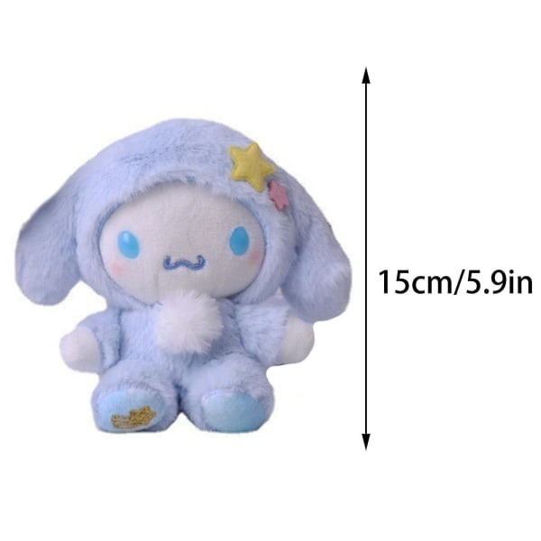 Sanrio Serie Tegneserie Vedhæng 23cm Melody Plys Legetøj Gave Cinnamoroll 15CM