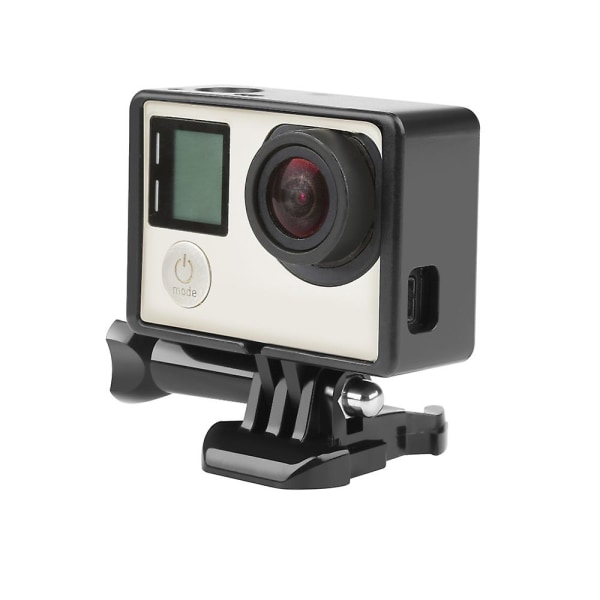 Vakiosuojakehys Go Pro Hero 4 3+ Black 3 -kameran suojakotelokiinnikkeelle Go P black