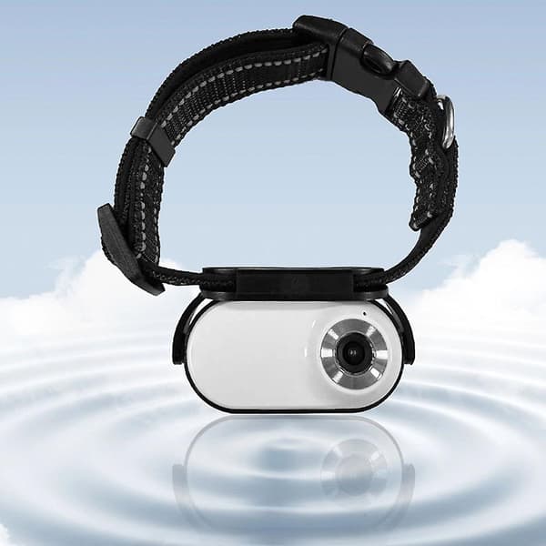 HD 1080P Cat Camera Collar with Video Recording Wireless Mini Action Camera, Small Action Camera, Portable Pet Camera