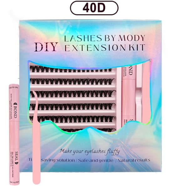 Lash Bond and Seal 10 ml individuelle vipper lim og forsegling Super stærkt hold vippeextensions og vippelimfjerner 5 ml pincetsæt SET