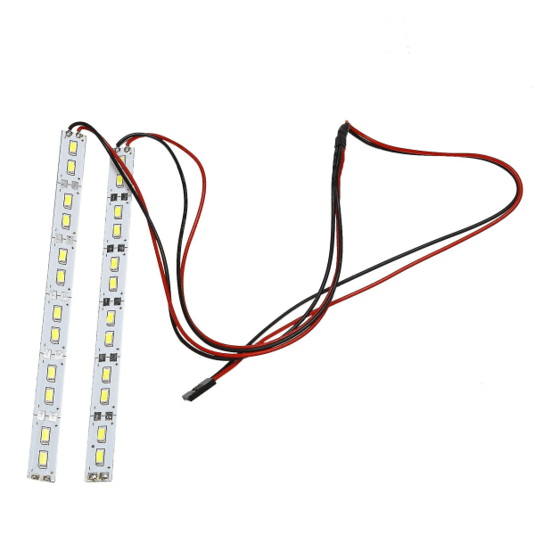 24 lysdioder chassi ljus aluminium led-remsa 6v för 1/10 1/8 rc bil crawler As shown in color