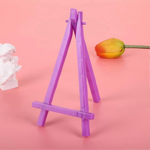 20 stk. bordutstillingsstaffeli lite plaststaffeli multifunksjonelt maleristaffeli stativstaffeli
